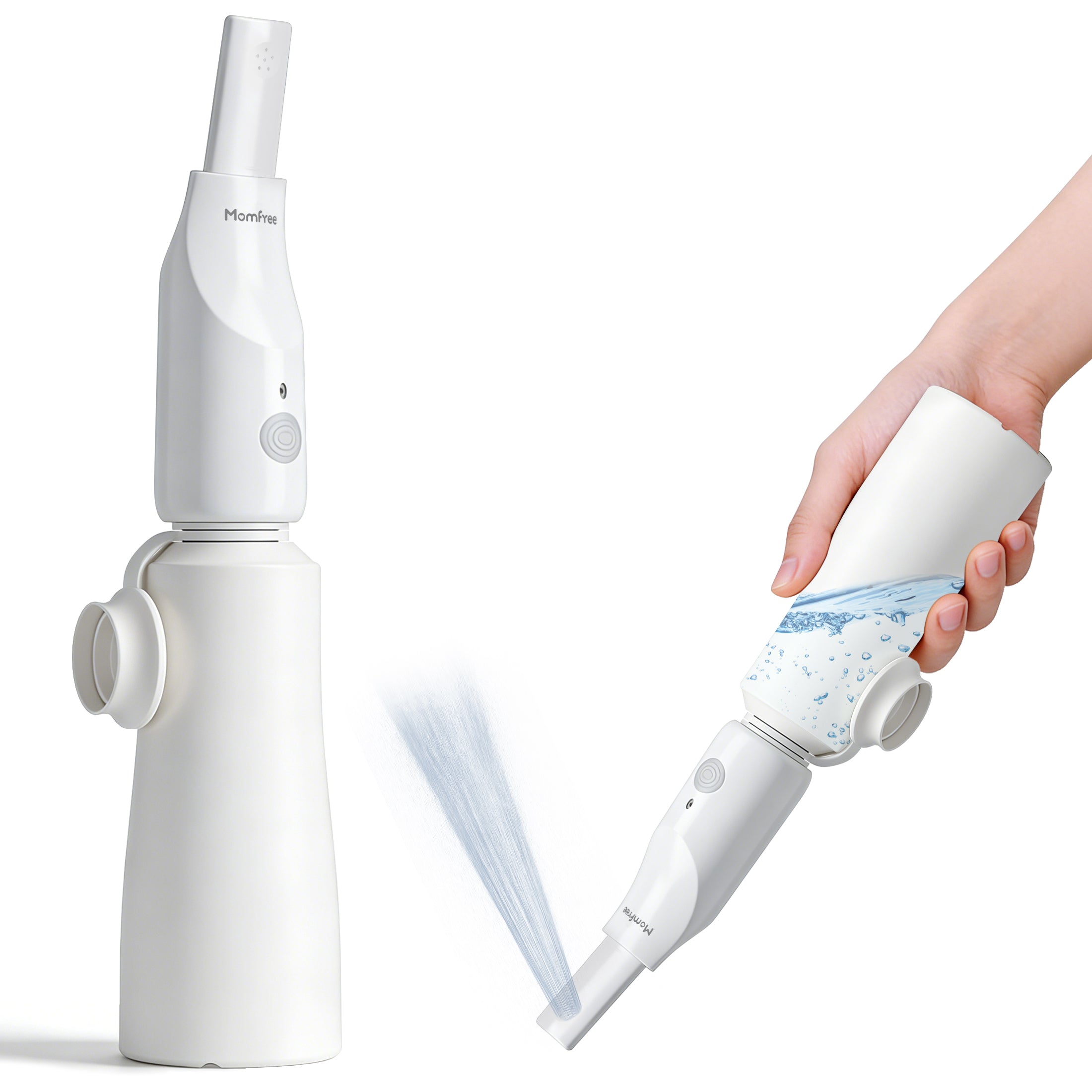 Portable Bidet for Travel - Rechargeable Electric Travel Bidet Peri Bottle with Adaptor & 3 Speed Modes, IPX7 Waterproof Portable Bidet for Women Men Baby Pregnancy Postpartum Personal Hygiene