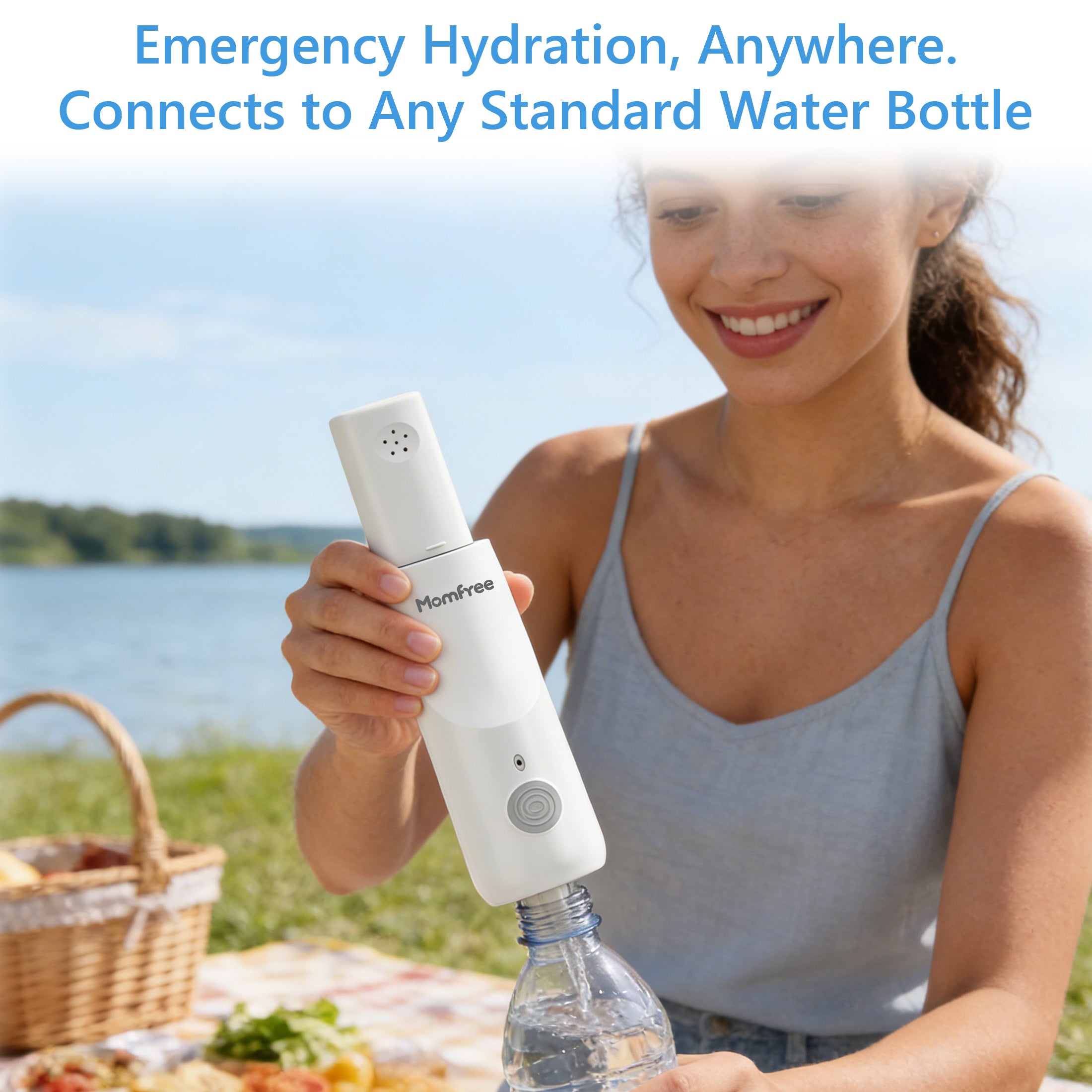 Portable Bidet for Travel - Rechargeable Electric Travel Bidet Peri Bottle with Adaptor & 3 Speed Modes, IPX7 Waterproof Portable Bidet for Women Men Baby Pregnancy Postpartum Personal Hygiene