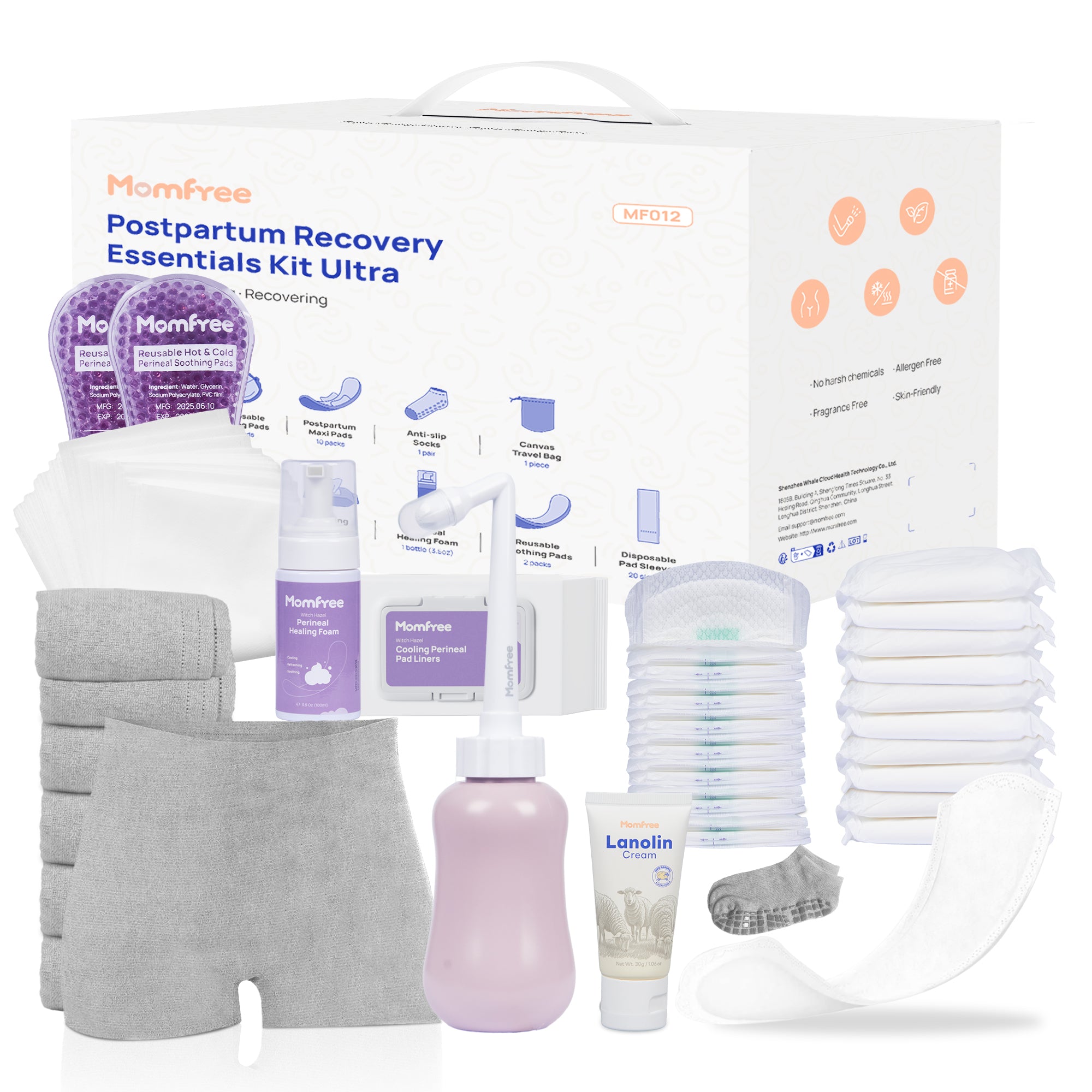 Upgraded 11 PCS Postpartum Essentials Recovery Kit for Women: Labor Delivery Post Partum