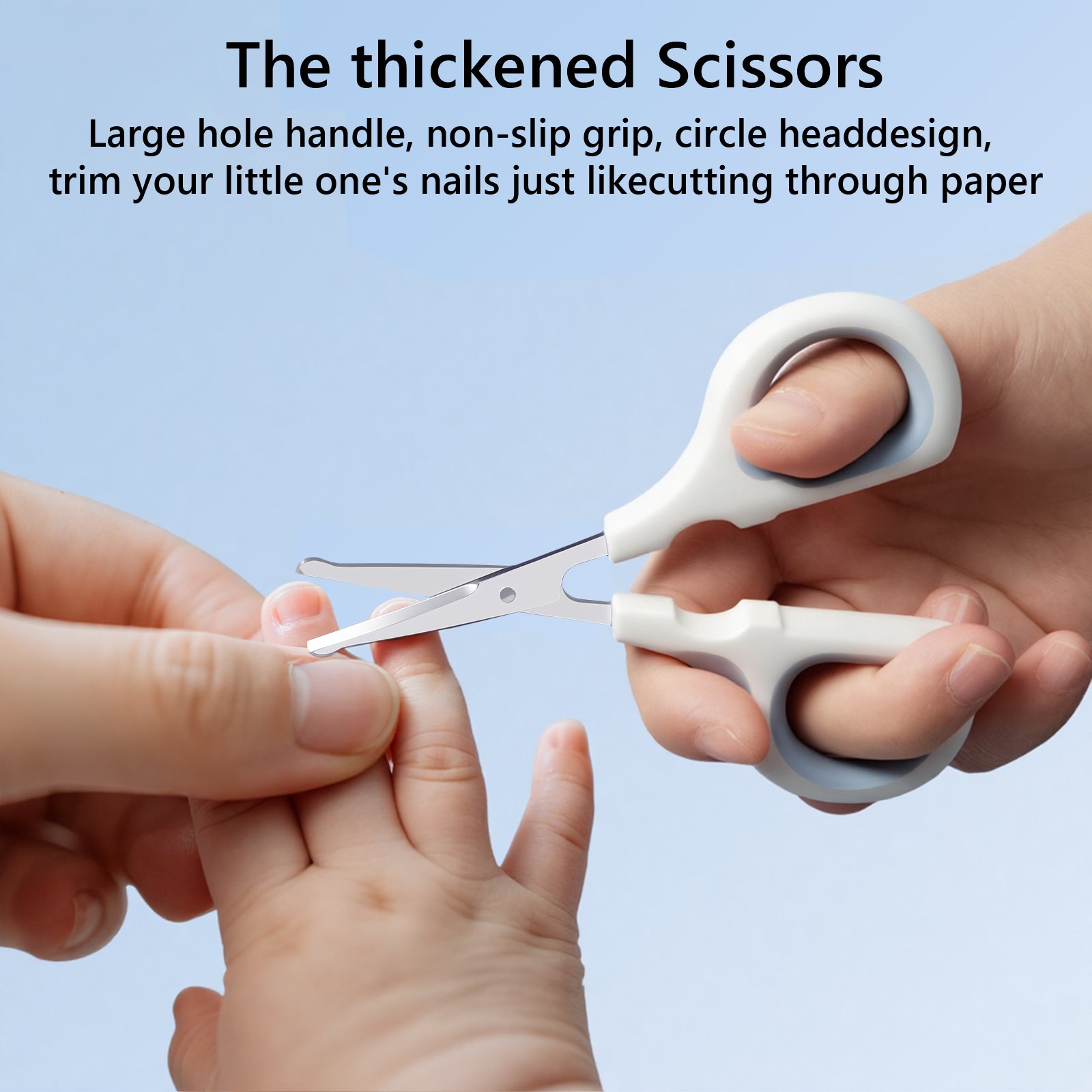 Baby Nail File Electric, 4-in-1 Baby Nail Trimmer Electric with Storage Case & Night Light for Newborn/Infant/Toddler/Kids, Nail Clipper/Scissor Nail Care Set for Toenails and Fingernails