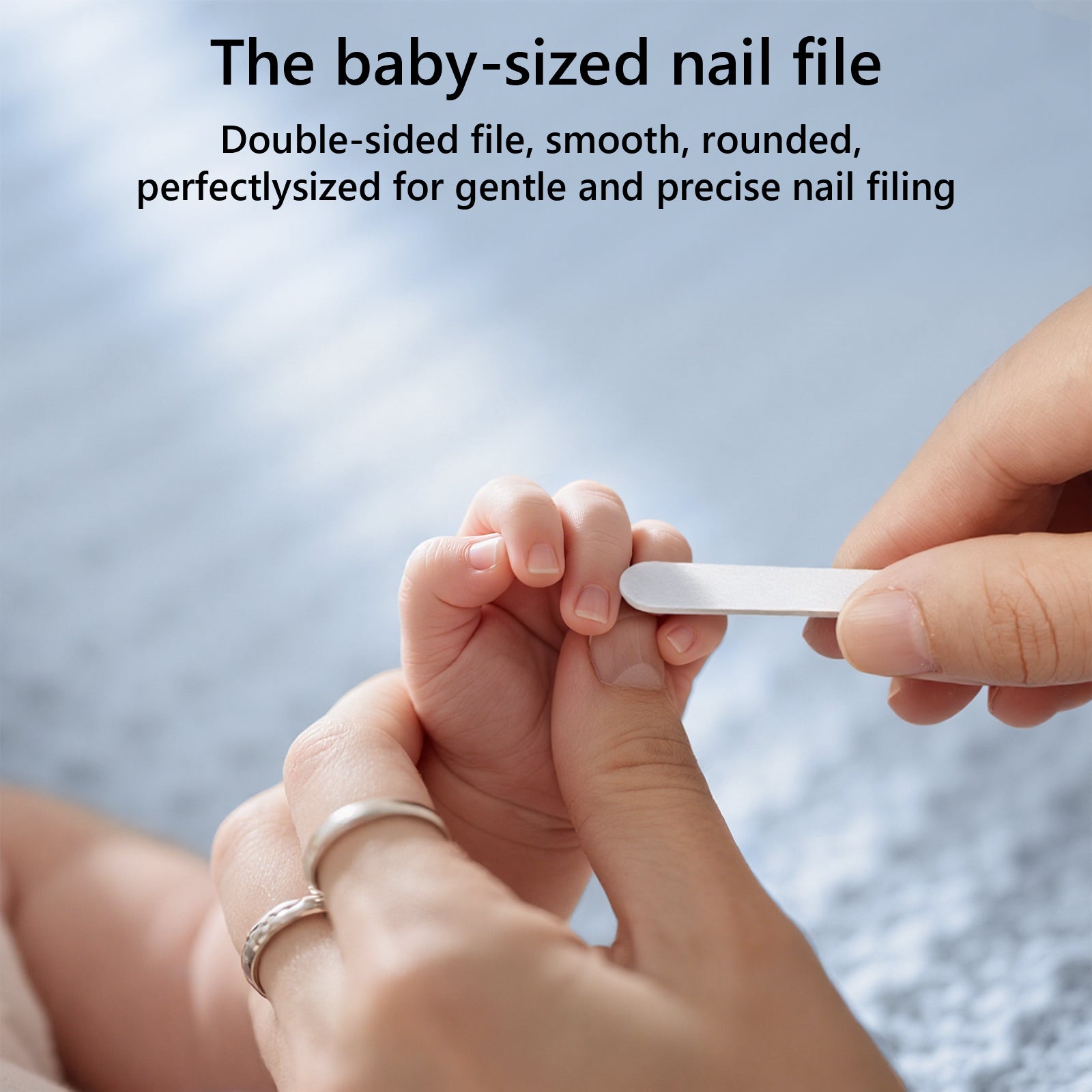 Baby Nail File Electric, 4-in-1 Baby Nail Trimmer Electric with Storage Case & Night Light for Newborn/Infant/Toddler/Kids, Nail Clipper/Scissor Nail Care Set for Toenails and Fingernails