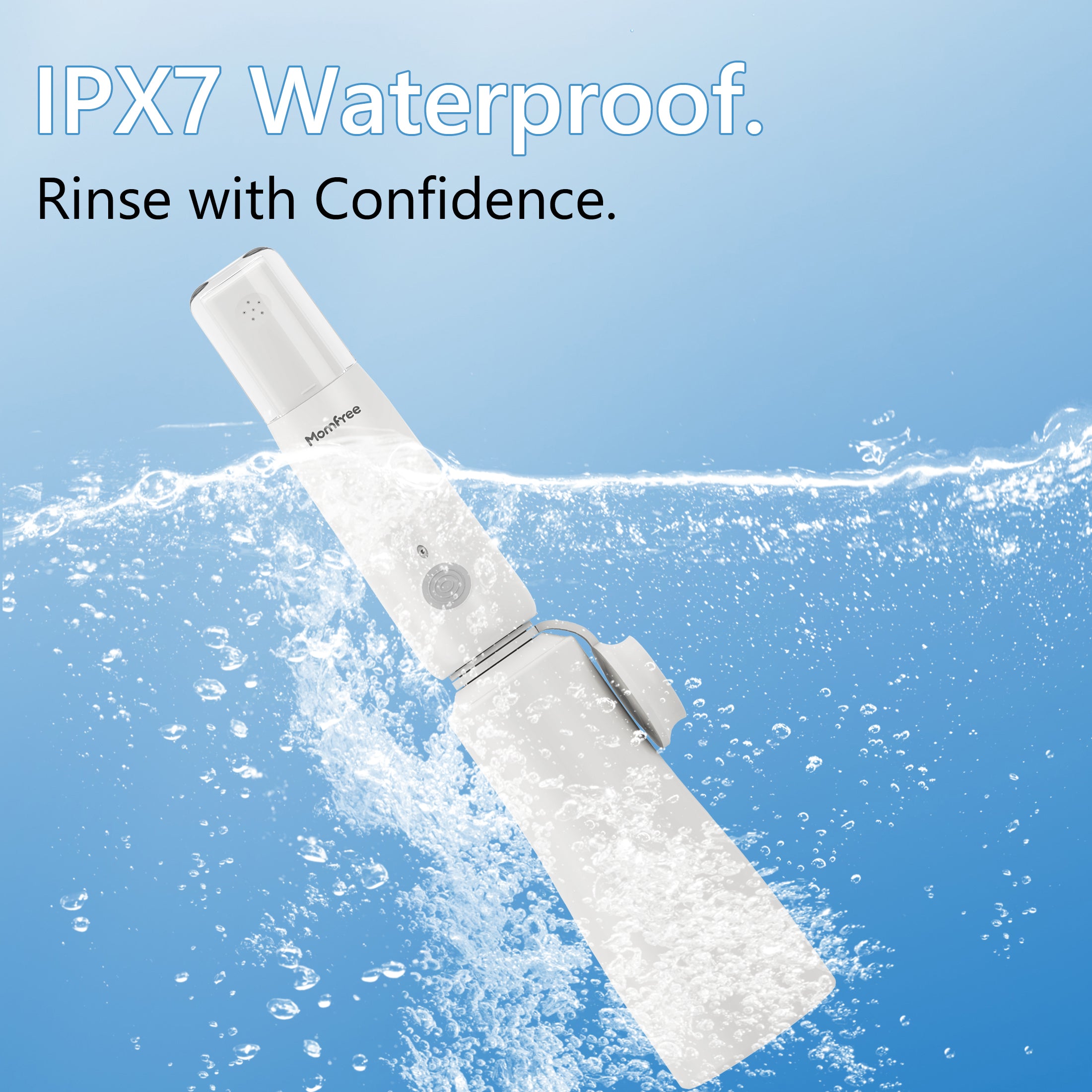 Portable Bidet for Travel - Rechargeable Electric Travel Bidet Peri Bottle with Adaptor & 3 Speed Modes, IPX7 Waterproof Portable Bidet for Women Men Baby Pregnancy Postpartum Personal Hygiene