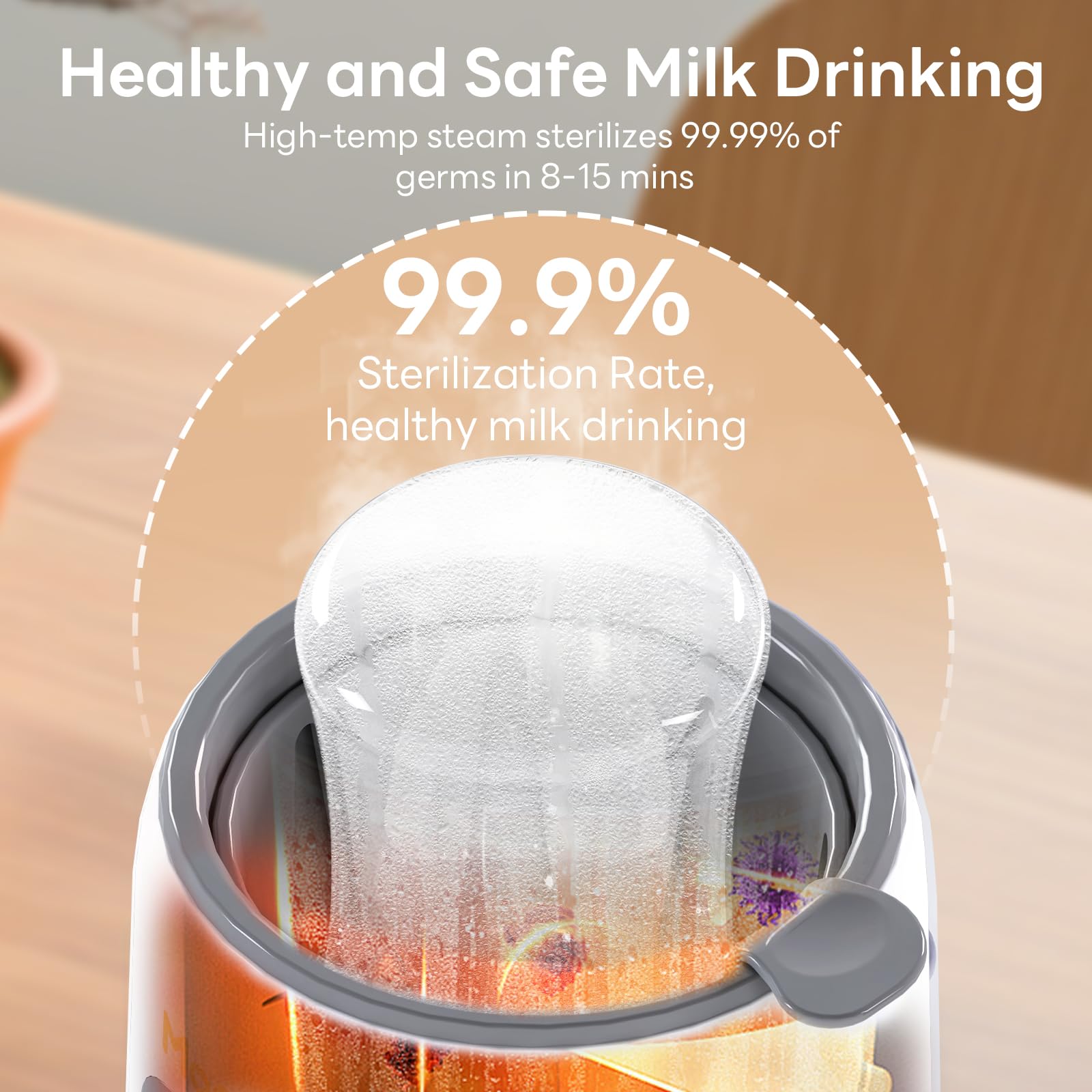 Bottle Warmer, 8-in-1 Fast Baby Bottle Warmer for Breastmilk and Formula,Milk Warmer with Accurate Temperature Control and Automatic Shut-Off,Multifunctional Bottle Warmers for All Bottles,Green