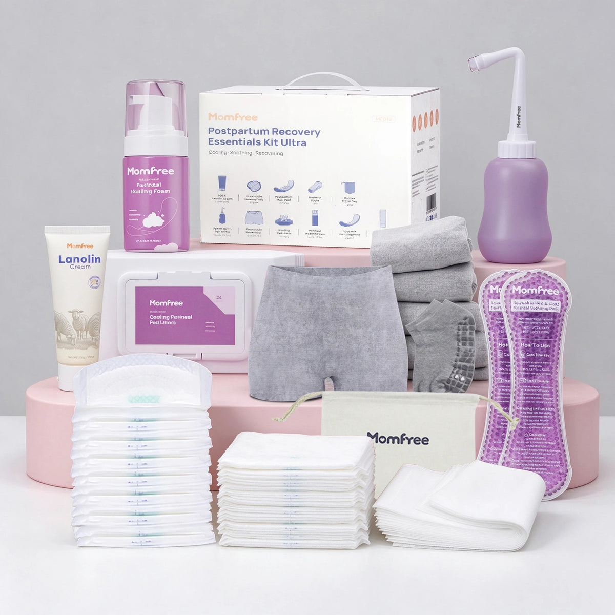 Momfree Ultra 11-in-1 Postpartum Recovery Kit