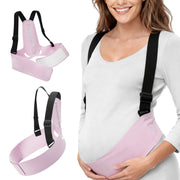 Adjustable Maternity Support Belt with Shoulder Straps