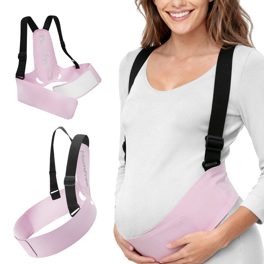 Adjustable Maternity Support Belt with Shoulder Straps