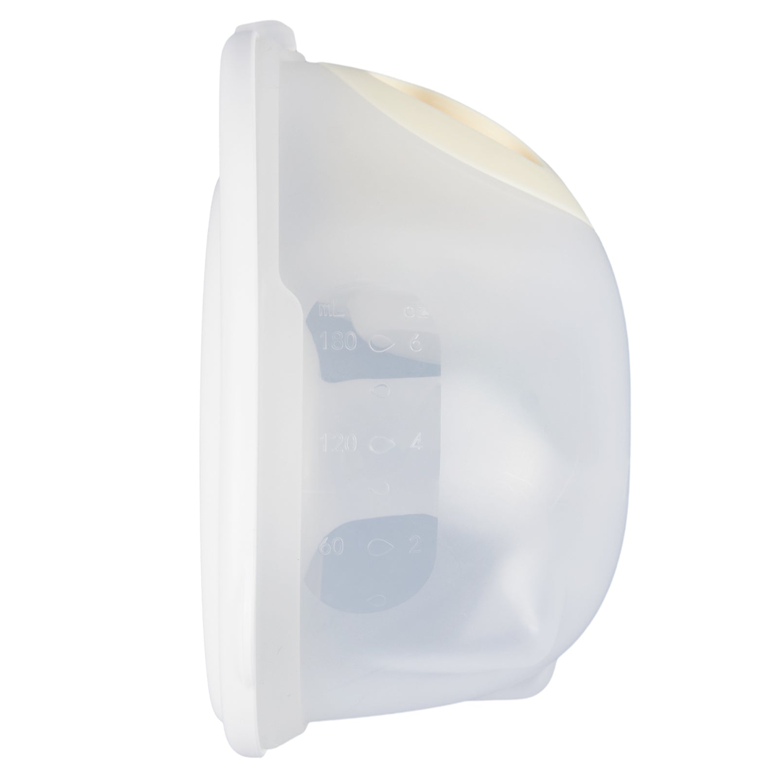 Milk Bowl Compatible with K3 Breast Pumps, K3 Hands-Free Breastpump Milk Collector Original Replacement Accessories Yellow 1pc