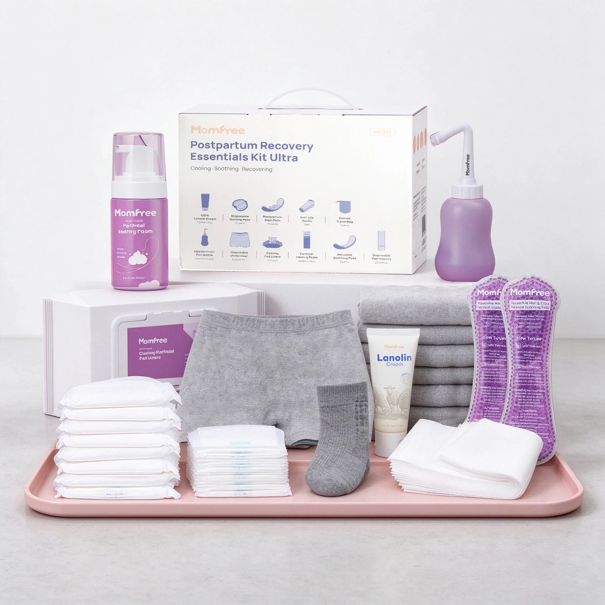 Momfree Ultra 11-in-1 Postpartum Recovery Essentials Kit