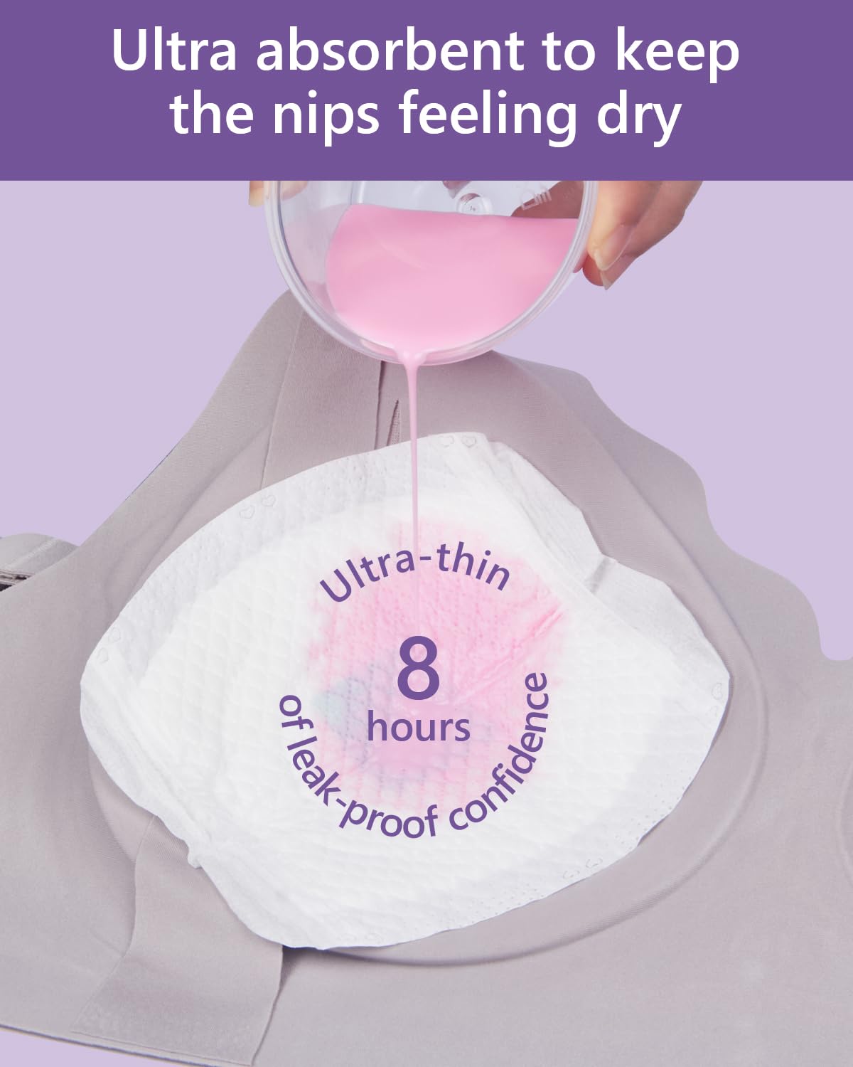 Breastfeeding Essentials Kit for Nursing Moms Nipple Relief, 60 Piece Gift Set with Reusable Hot and Cold Breast Therapy Packs/Hydrogel Nipple Pads/Lanolin cream/Disposable Nursing Pads/Saline Spray