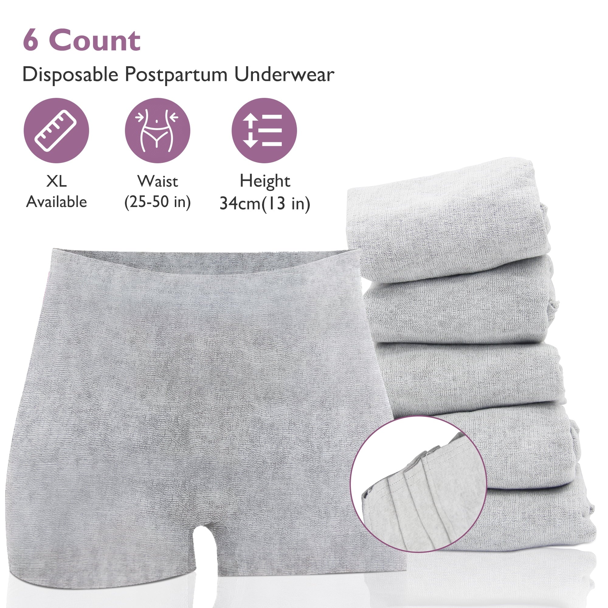 Momfree Postpartum Recovery Kit, 7 Piece, Peri Bottle, Disposable Underwear, Witch Hazel Liners, Soothing Pads, Perineal Foam, Hospital Bag Essentials