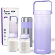 22 oz Portable Breast Milk Cooler with 2 Storage Bottles