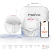 F6 Double Wearable Breast Pump with App Control – Pink