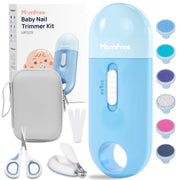 Momfree Baby Nail File Clippers Electric Trimmer Kit for Newborn, Toddler, Kids, Adult